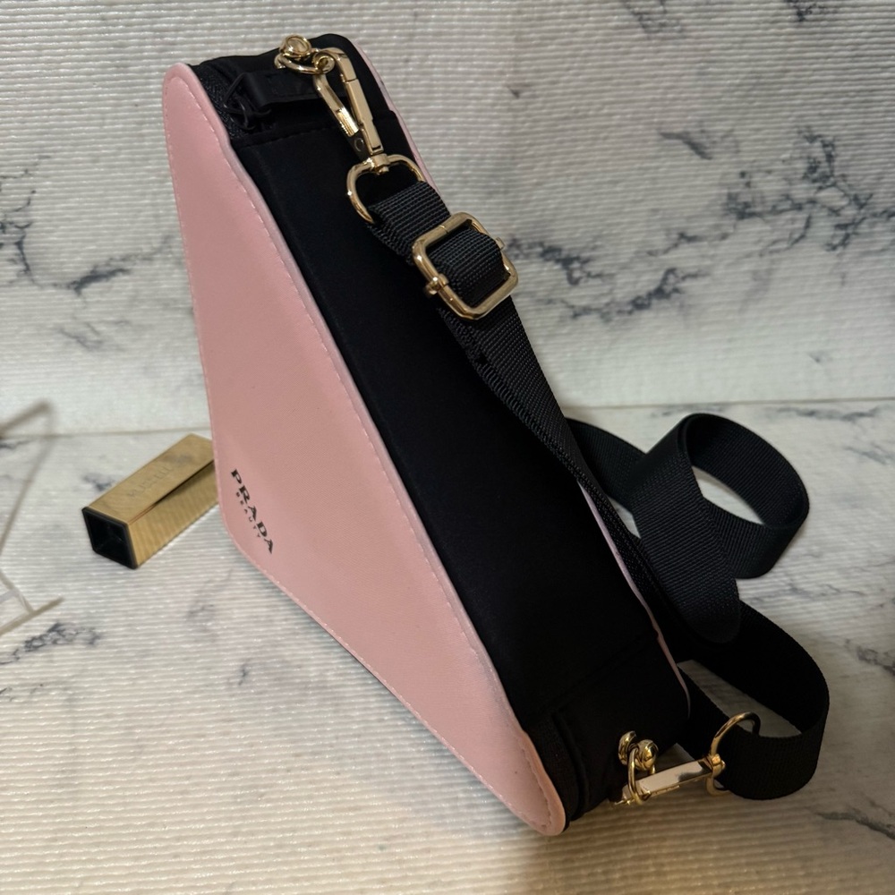 Prada Beauty Triangle Pouch Converted To Crossbody - Picture 5 of 11